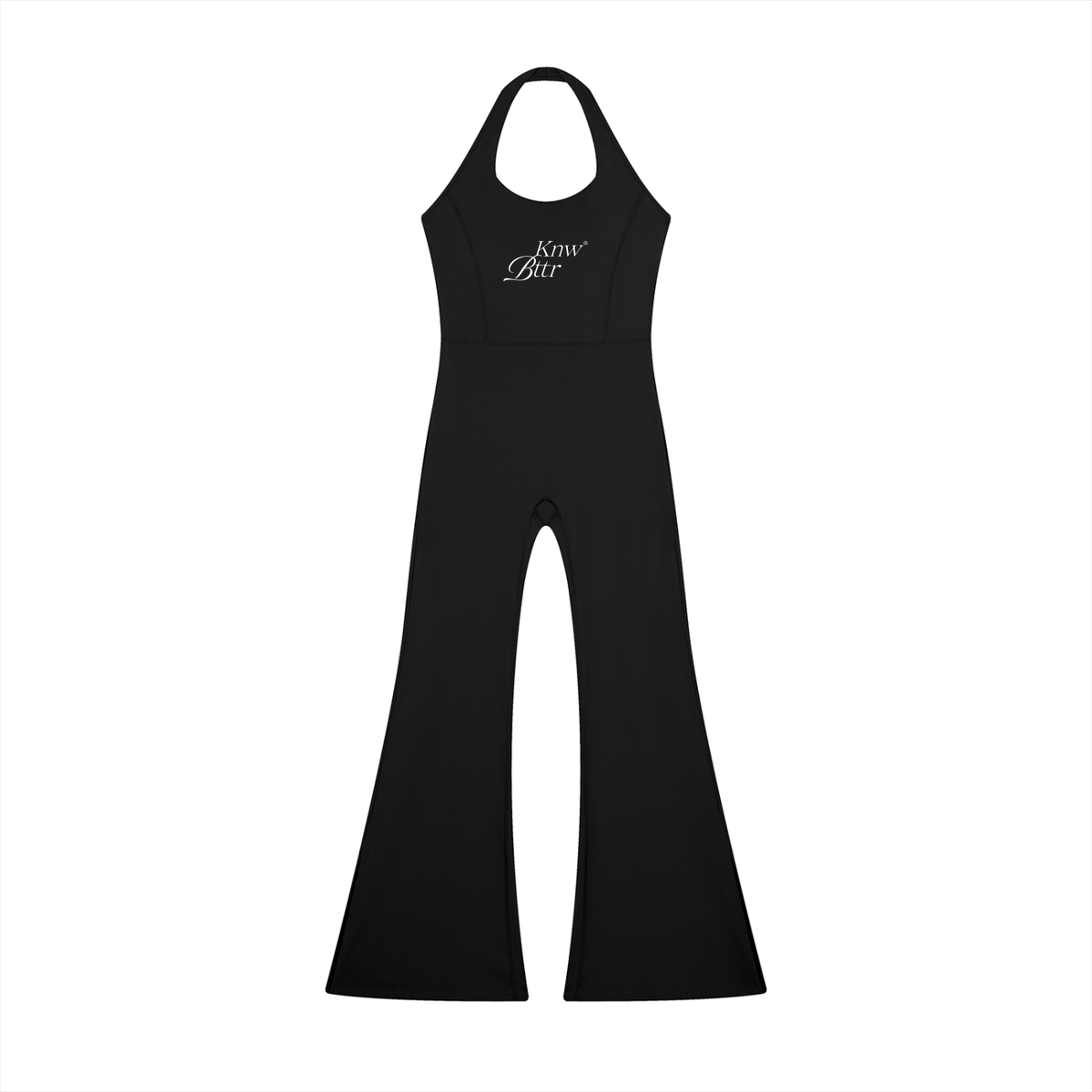 KNW BTTR Halter Flared Jumpsuit