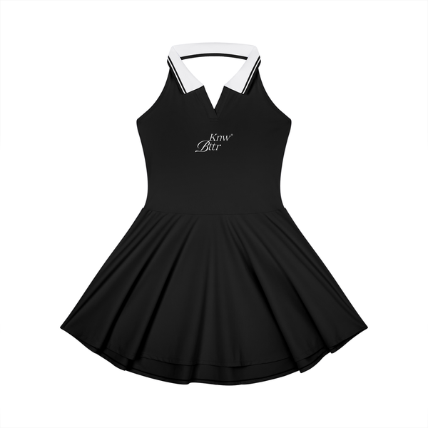 KNW BTTR Collared Halter Tennis Dress